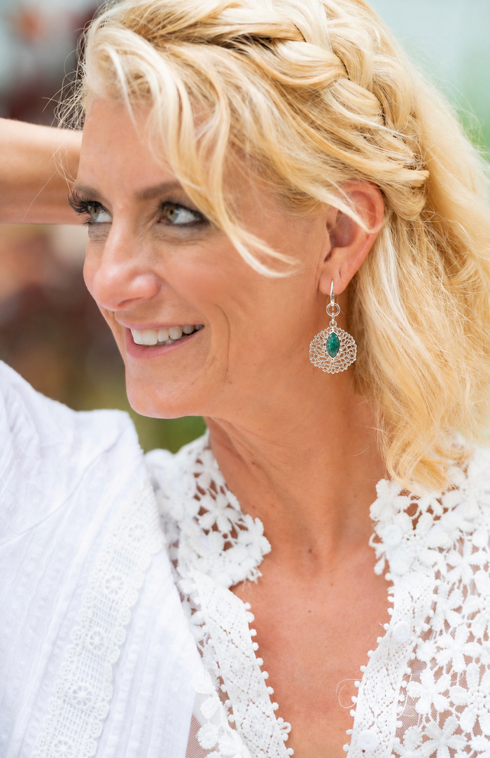 Emerald Reef Earrings