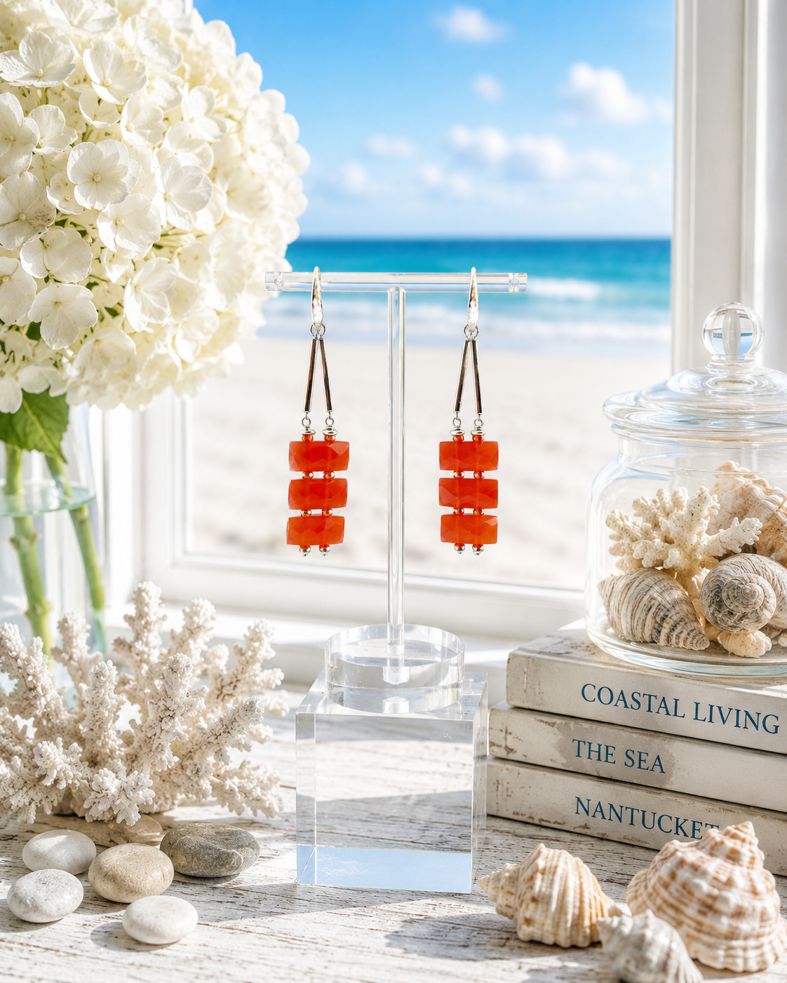 Tangerine Cha Cha Necklace