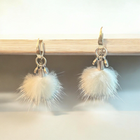 Psychedelic “Fur” Earrings