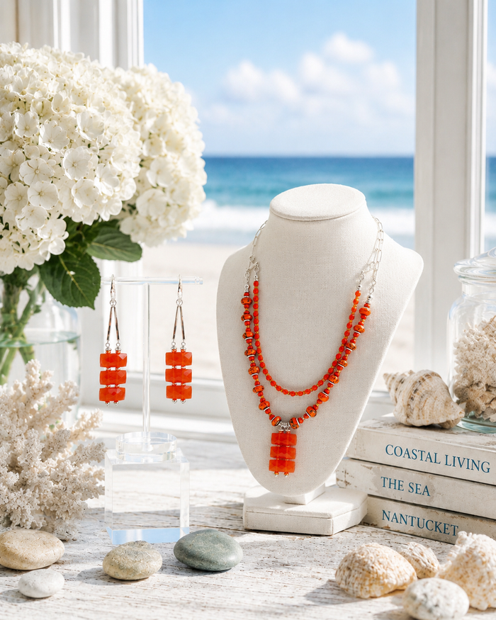 Tangerine Cha Cha Dangles