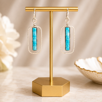 Key West Serenity Larimar Earrings