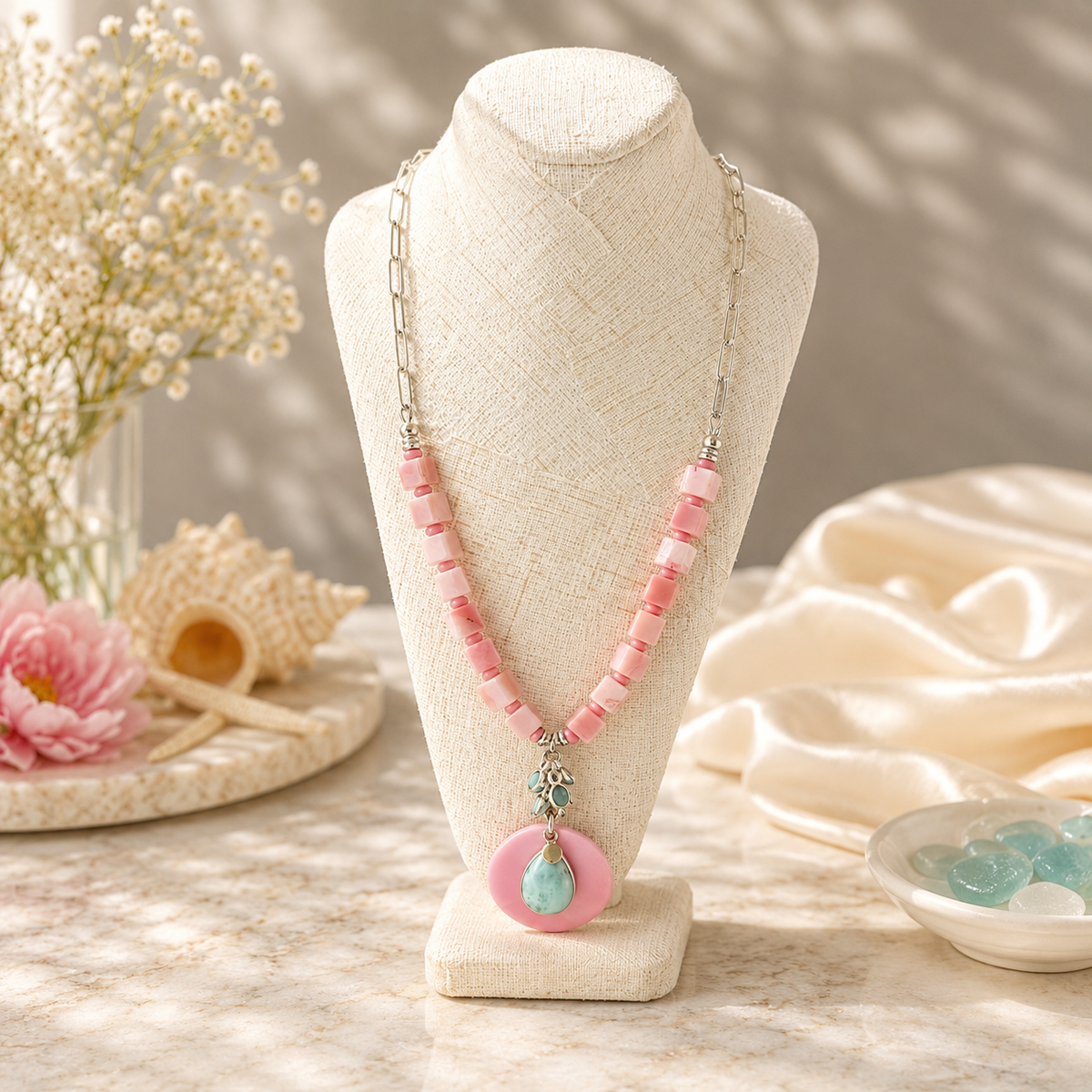 Isn’t She Pretty in Pink Necklace