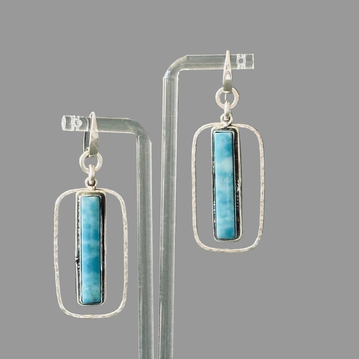 Key West Serenity Larimar Earrings