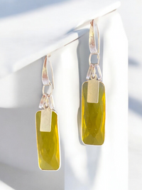 Citrine Quartz Handmade Dangle Earrings