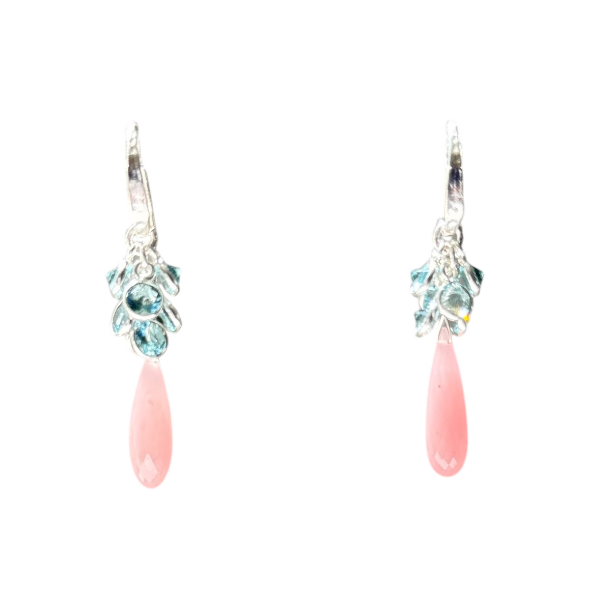 Fairy Tale Rose Quartz Dangles