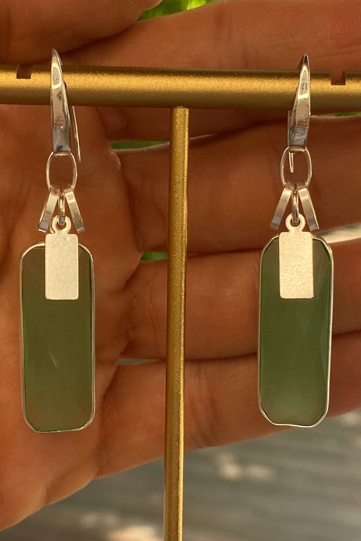 Mint Tranquility Dangles