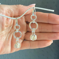 Sterling Silver Tulip Dangles Earrings